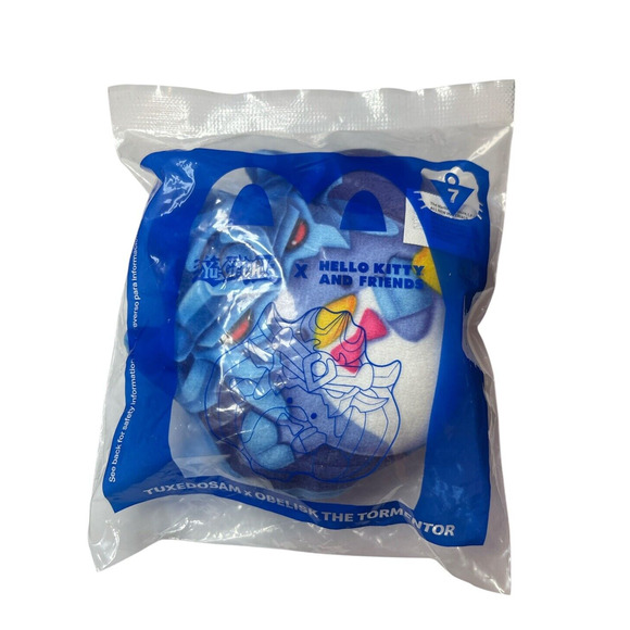 2024 #7 Tuxedo Sam x Obelisk The Tormentor McDonald's YU-GI-OH X HELLO KITTY Toy - Picture 1 of 2